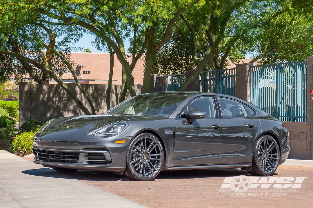 Koko Kuture Massa-7 Black on Porsche Panamera